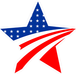 UNITED STATES OF AMERICA STAR FLAG
